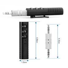Беспроводной Bluetooth V4.1 приемник 3,5 мм AUX аудио стерео музыку дома приемник автомобиля адаптер Hands-Free автомобиля Наборы ключей приемник