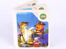 Exempt postage, wooden puzzles, cartoon animal puzzles, books are made of wood, children's educational toys brown color framed adjustable wing chun wooden dummy made of solid elm wood