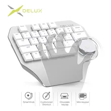 Delux T11 Designer Keyboard with Smart Dial 3 Group Customizable Keys Keypad Compatibility for Wacom Windows Mac Design Software Delux T11 Designer Keyboard with Smart Dial 3 Group Customizable Keys Keypad Compatibility for Wacom Windows Mac Design Software