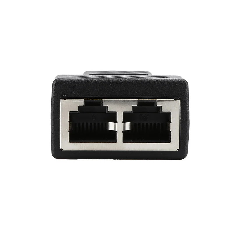 1 To 2 Ways LAN Ethernet Network Cable RJ45 Female Splitter Connector Adapter For Laptop Docking Stations Z07 Drop ship shipping 1 To 2 Ways LAN Ethernet Network Cable RJ45 Female Splitter Connector Adapter For Laptop Docking Stations Z07 Drop ship shipping