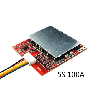 

5S 100A/80A Lithium Battery Protection Board /BMS LiFePo4 Polymer Iron Lithium Belt Balanced Power Tool Inverter Solar Energy