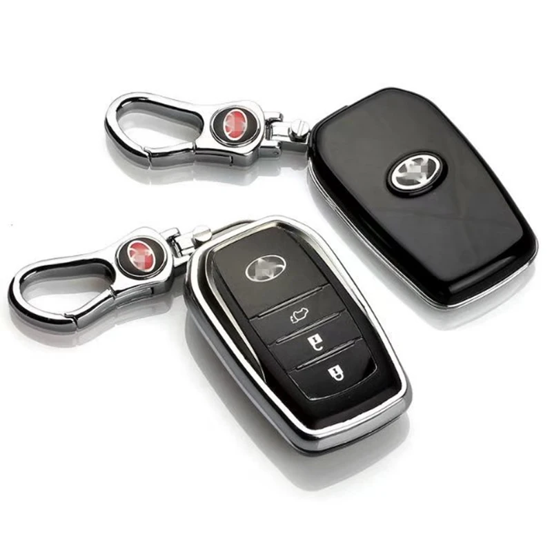 Car Key Case Cover For Toyota Highlander PRADO Camry CROWN