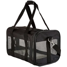 Collapsible Pet Carrier For Cat And Puppy,Top Loading, Sturdy Bottom, Adjustable Shoulder Strap, Cozy Cushion