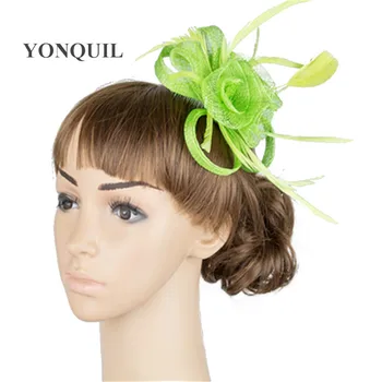 

attractive sinamay material kentucky derby fascinator headpiece cocktail headwear race hats suit for all season 21 colors MYQ022