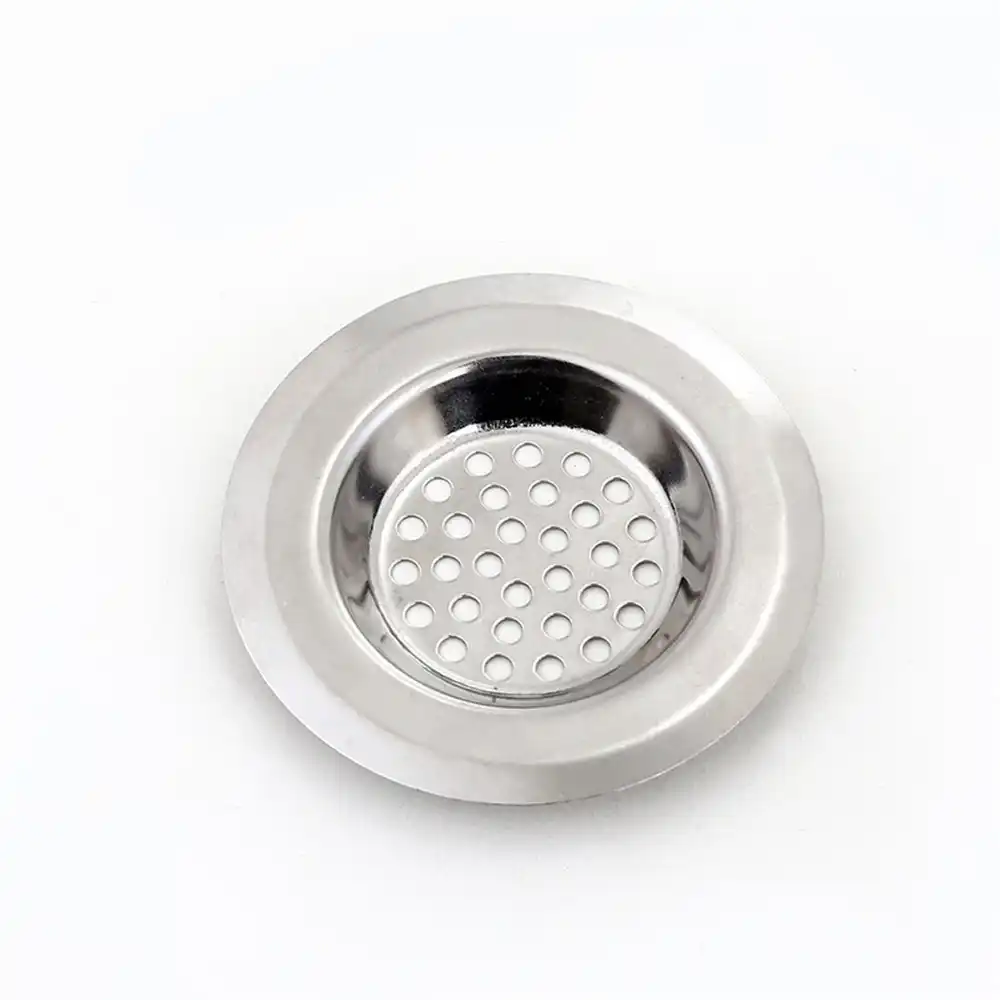 Stainless steel kitchen water sink cover silver floor drain cap