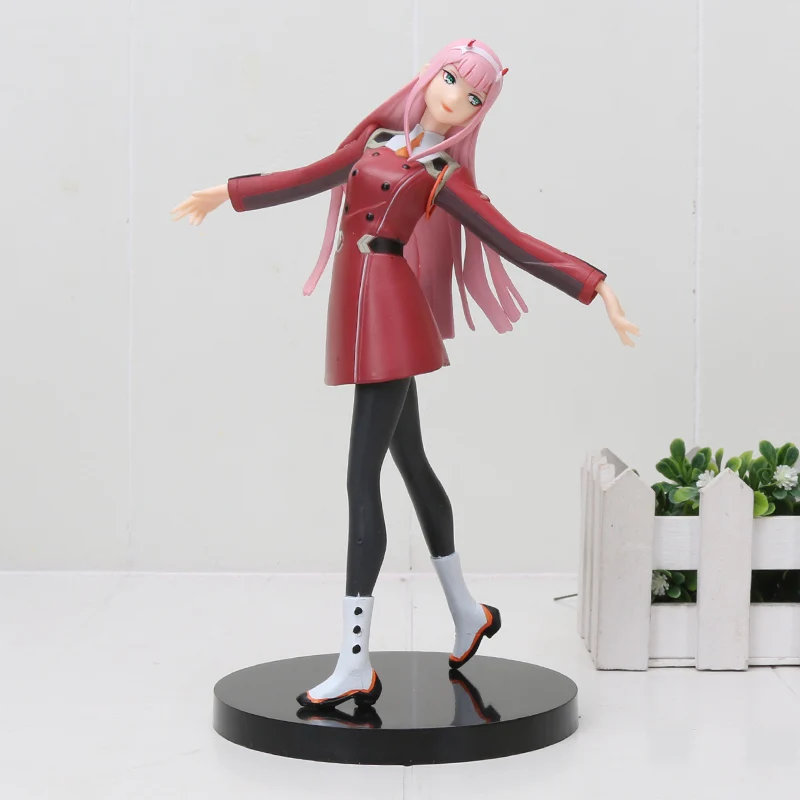 Аниме DARLING in the FRANXX Figure Zero Two 02 ПВХ Фигурки Коллекционная модель игрушки телефон Веревка шейный ремень