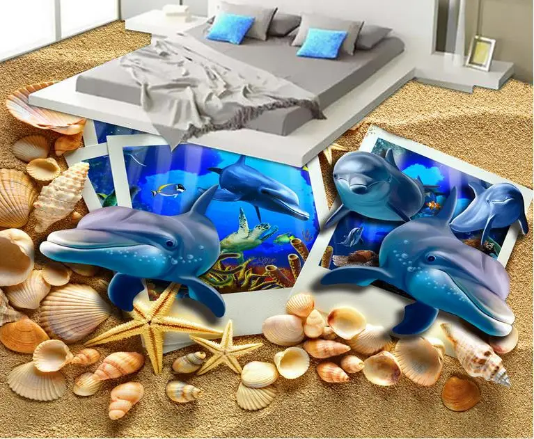 3d настил на заказ водонепроницаемые ПВХ обои для ванной комнаты|3d flooring|flooring for