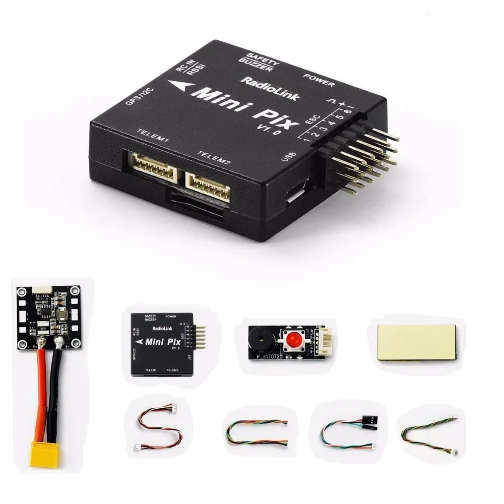 

Radiolink Mini PIX Flight Controller with Vibration Damping by Software and OSD Port Same as F4 FC for Racing Drone Helicopter