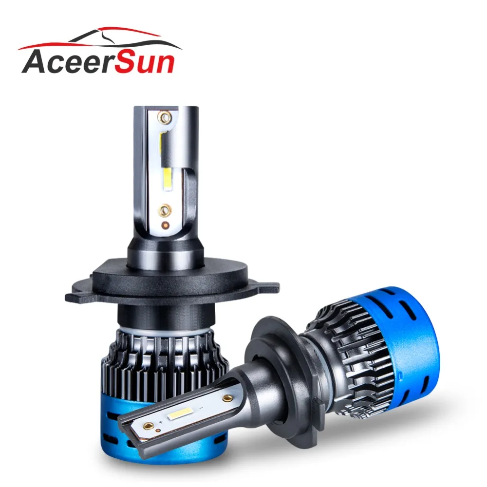 Aceersun H4 LED H7 3000K Car Headlight H4 Hi Lo Beam H1 H11 9005 9006 HB3 HB4 6500k 1860 Chip 40W DC12V 24V Focos led automovil Aceersun H4 LED H7 3000K Car Headlight H4 Hi Lo Beam H1 H11 9005 9006 HB3 HB4 6500k 1860 Chip 40W DC12V 24V Focos led automovil