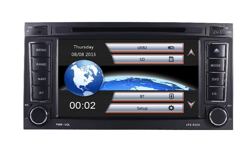 2 din 7 дюймов Автомобильный DVD VW Touareg Multivan(2002-2010) gps 3g Bluetooth Радио RDS USB рулевое колесо Canbus 8G карта камера