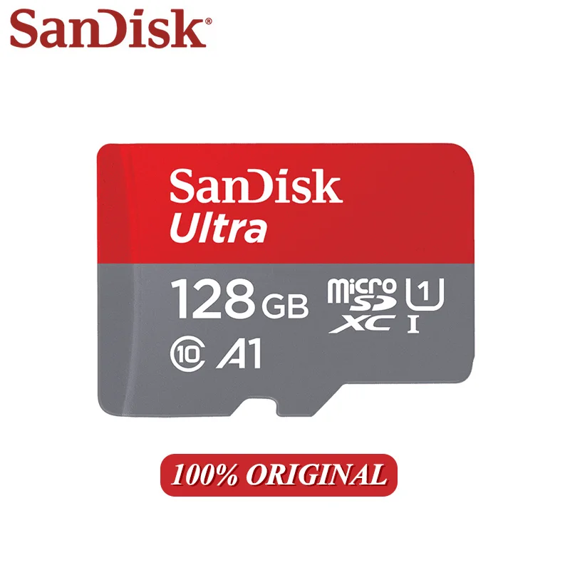 SanDisk MicroSD карты памяти на 32 ГБ Class10 TF Card 64 Гб 128 ГБ 98 МБ/с. оригинальный слот для карт памяти для телефона флеш-карта 16 gb для настольного