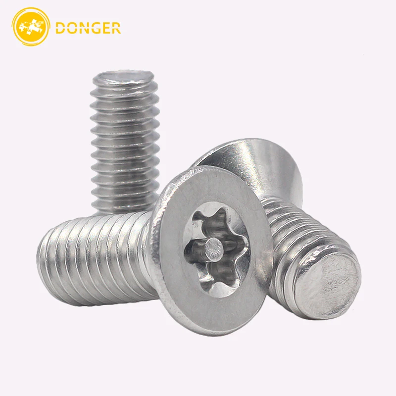

M3 M4 M5 M6 M8 A2 Stainless Steel Torx Countersunk Head Tamper Proof Screws Bolt Security Screw