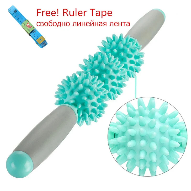 Massage Muscle Roller Anti Cellulite Massager Anti CellulTrigger Point Stick Body Foot Face Leg Slimming Deep