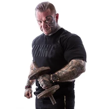 Новинка, Мужская футболка с коротким рукавом и принтом, Мужская однотонная хлопковая футболка, летняя спортивная одежда для фитнеса, бодибилдинга