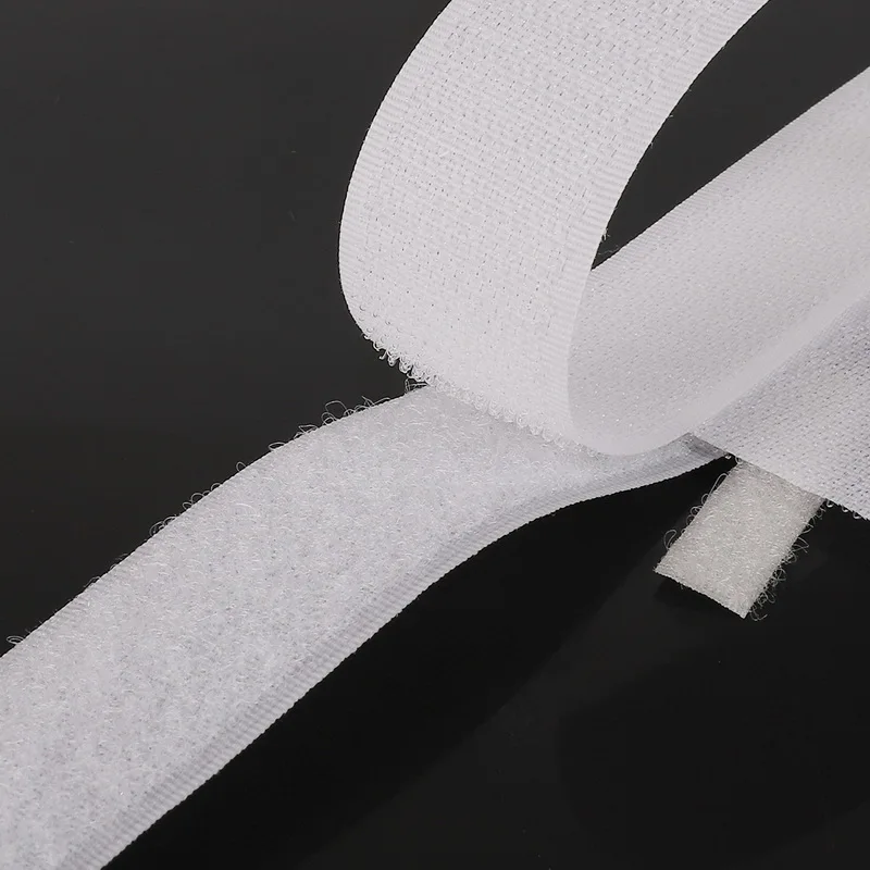 25 mm bleu pâle Sew On Velcro Bande