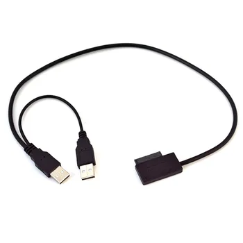 

USB2.0 + USB 2.0 to SATA7+6 pinnotebook drive a demand Cable