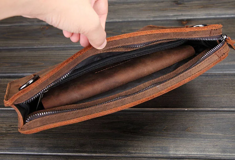 genuine leather men messenger bags  (13)