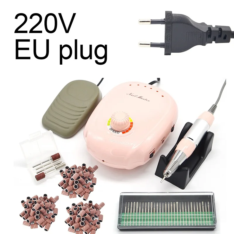 

Pink Electric Nail Polishing Machine Nail Equipment professional and convenient custom product for both pedicure and manicure