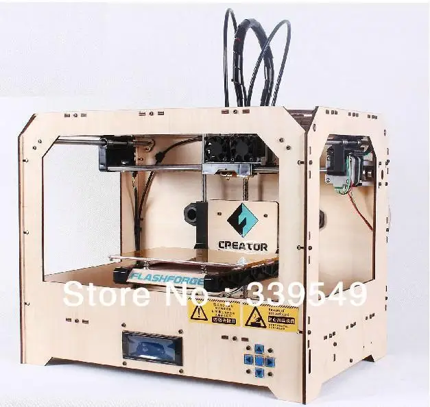  2013 High Quality Hot Sale Dual Extruder 3D Printer Prints High Resolution ABS & PLA Plastic Parts