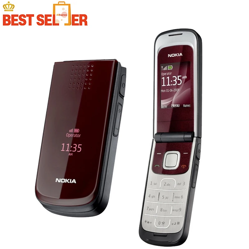 Nokia 2720 Moins Cher téléphone D’origine Nokia 2720 fold Ouvert le Téléphone Portable livraison gratuite téléphones portables