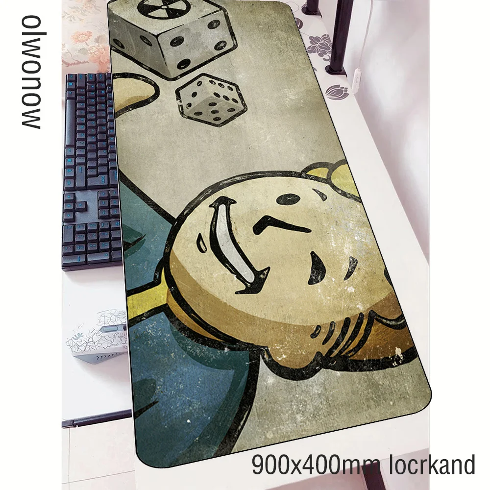  fallout padmouse 900x400x3mm gaming mousepad game Personality mouse pad gamer computer desk Boy Gif