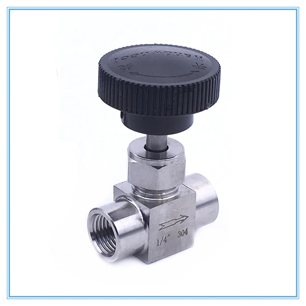 

Free Shipping 1/8" 1/4" 3/8" 1/2" BSP Equal female Thread SS 304 Stainless Steel Flow Control shut off Needle Valve