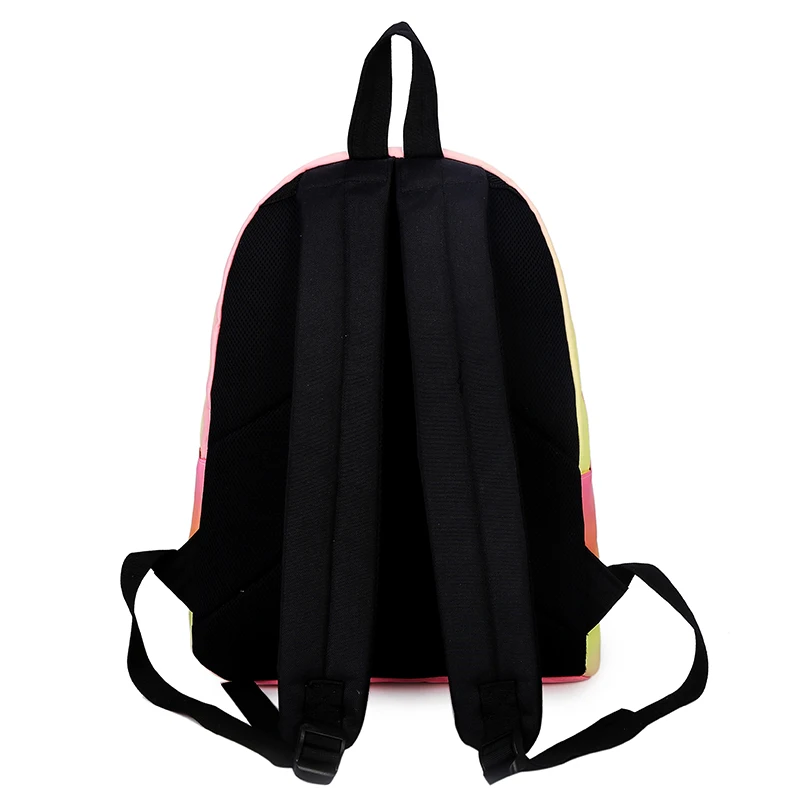 Mochilas estampadas de Color degradado para niñas adolescentes mochilas escolares mochilas impermeables Mochila