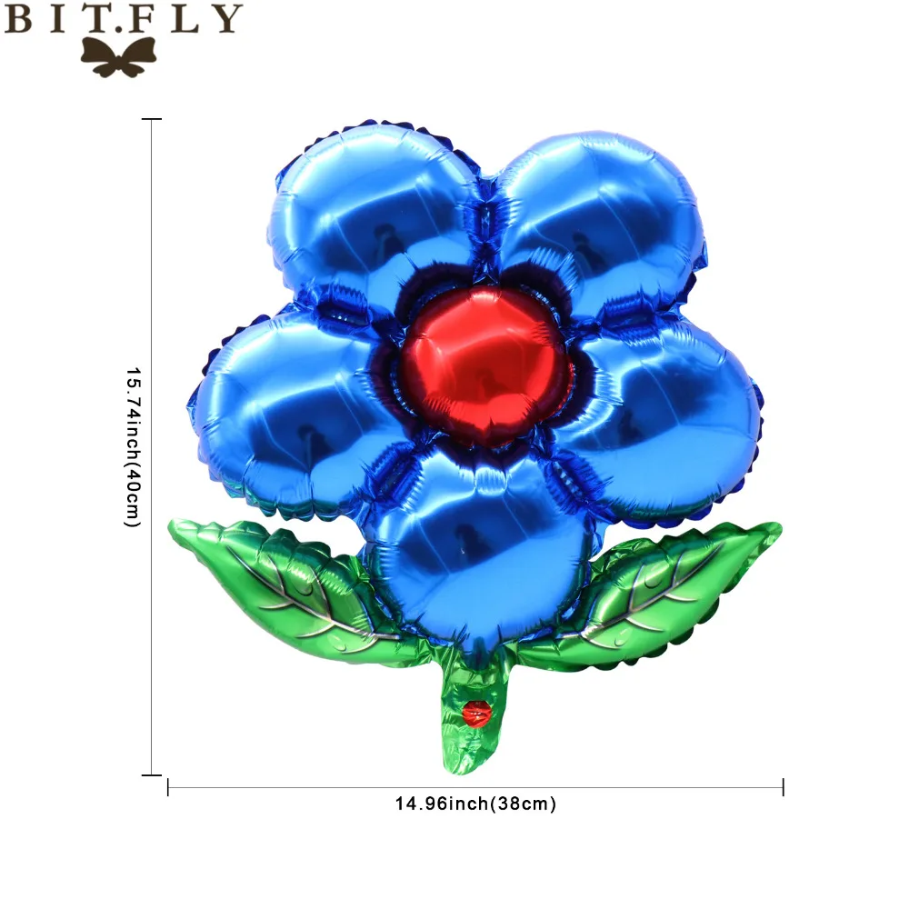 1 шт. алюминиевый шар в виде цветка DIY красивые для украшения свадьбы День рождения Рождественские шары милые дети 55x58 см Новинка