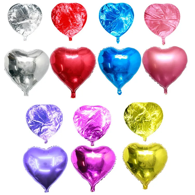 1 шт фольгированные шары 10 дюймов в форме сердца гелиевые шары для дня рождения, свадьбы, вечеринки, украшения Минни Маус, вечерние украшения
