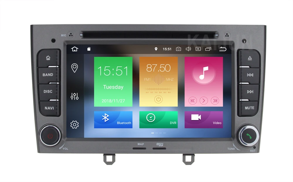 Excellent Android 8.1 Car DVD Player Multimedia Stereo for peugeot 408 308 308SW with Radio WiFi GPS 12
