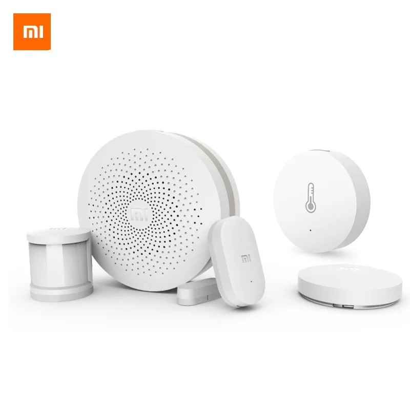 

New Xiaomi Smart Home Kit Mijia Gateway Door Window Human Body Sensor Temperature Humidity Sensor Wireless Switch Zigbee Socket