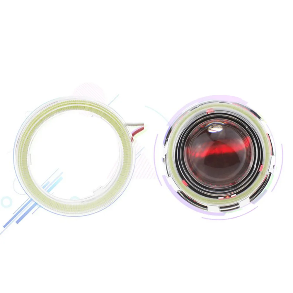 2 шт. универсальные светодиодные стробоскопические огни DC 12v Angel Eye 60 мм 120 Halo Ring