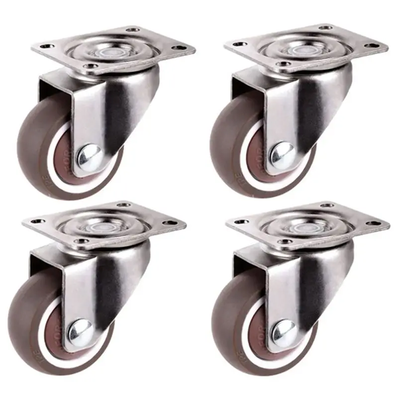 

RODE Mini casters, 1 inch/25 mm diameter, ultra-quiet wheel for bookcase drawers