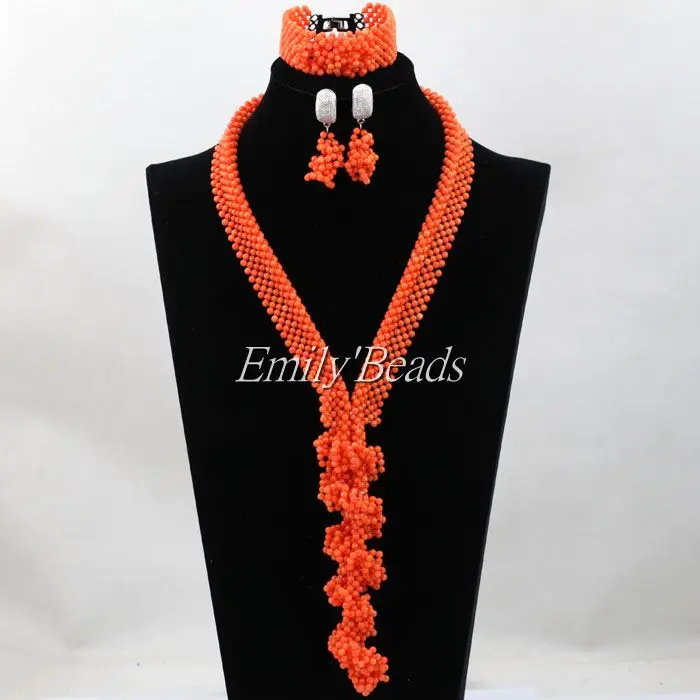 High Quality African Coral Beads Necklace Set Nigerian Wedding Fashion Costume Jewelry Set Natural Coral Free Shipping CJ702 High Quality African Coral Beads Necklace Set Nigerian Wedding Fashion Costume Jewelry Set Natural Coral Free Shipping CJ702