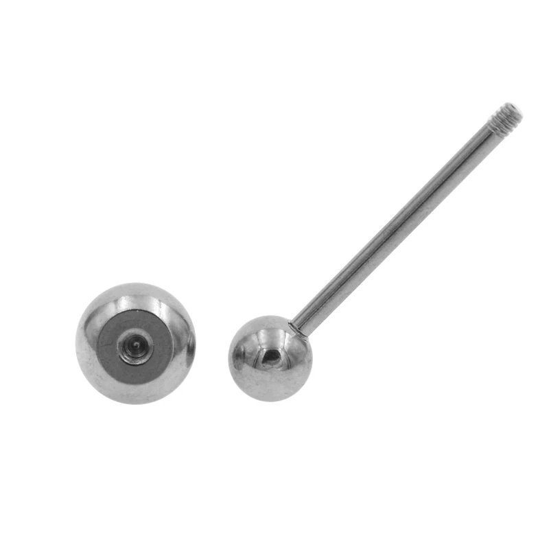 Oil Drop 1pc fashion Shinning tongue ring stud stainless steel man woman fashion jewelry silver Color tongue piercing jewelry - Image 4