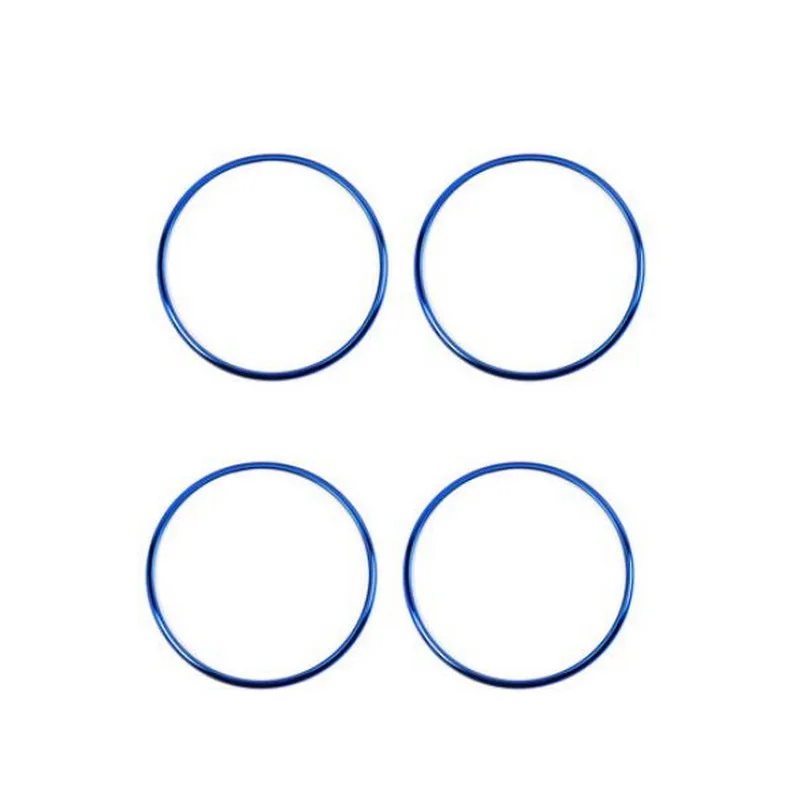 Tonlinker встроенный в дверь автомобиля колонки круг крышка наклейки для Honda vezel HRV Автомобиль Стайлинг 4 шт. ABS крышка наклейки - Название цвета: blue