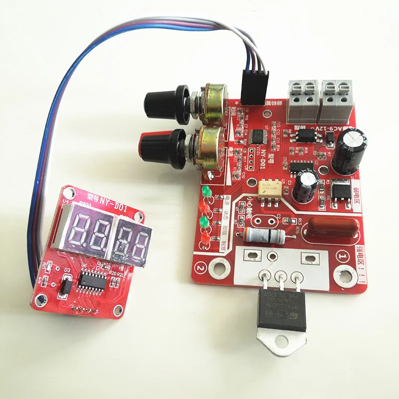 100A/40A точечной сварки время ток Управление Лер Управление Панель доска настроить время и тока модуль с цифровым дисплей