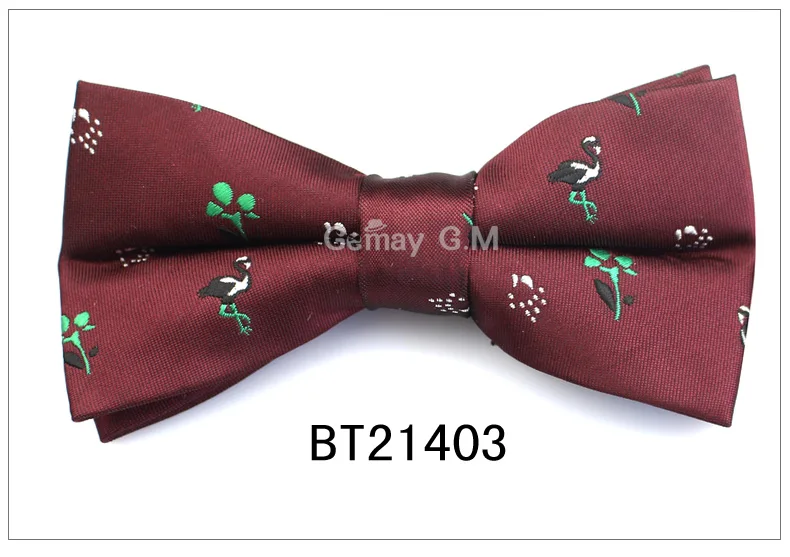 Формальный деловой костюм галстуки-бабочки для мужчин полиэстер животных Галстуки Мода регулируемый галстук-бабочка для свадебной