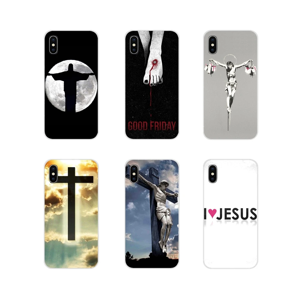 Для Xiaomi Redmi 4A S2 Note 3 3S 4 4X 5 Plus 6 7 6A Pro Pocophone F1 i love jesus christ аксессуары чехлы для телефонов