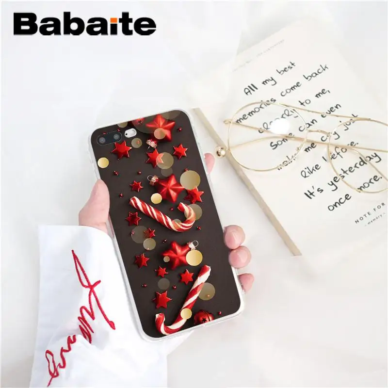 Babaite пейзаж зимний светильник снег Рождество DIY окрашенный чехол для телефона для iPhone 8 7 6 6S Plus X XS MAX 5 5S SE XR 10 Чехол