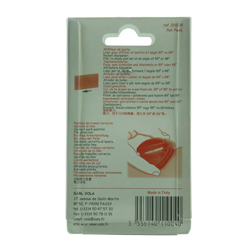 Боковая скошенная направляющая для файлов VOLA pocket Ski Edge тюнер 88 и 89