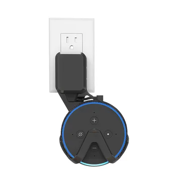 

Wall Mount Hanger Stand Protective Case for Echo Dot Speaker 3 Home Voice Assistants Screws Great Space-Saving Compact Bracket
