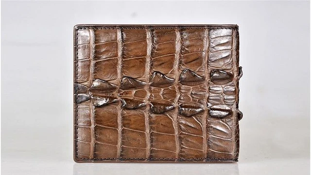Crocodile Leather Wallet Crocodile Skin - Real Mens Wallets