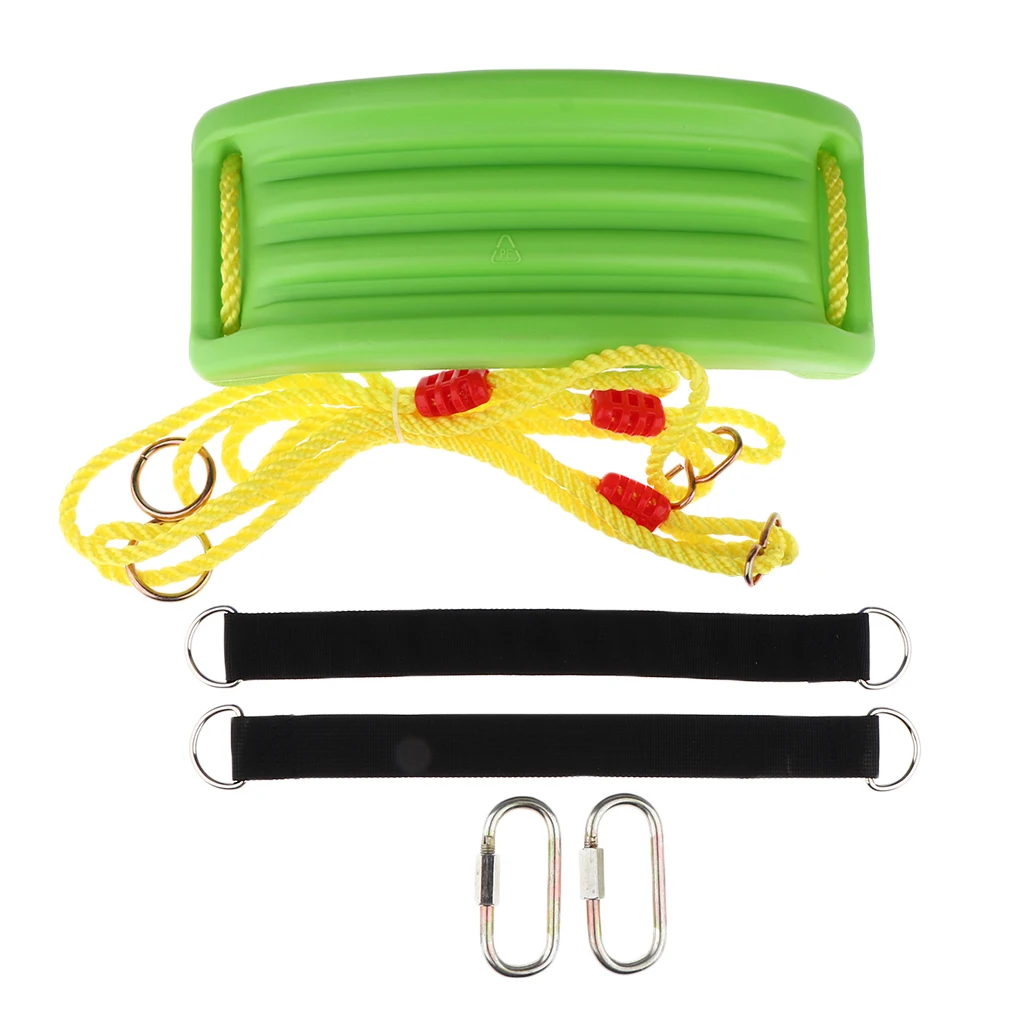 Kids Swing Seat Set with Rope Accessories Indoor Outdoor Outdoor Garden Park Activity Toy