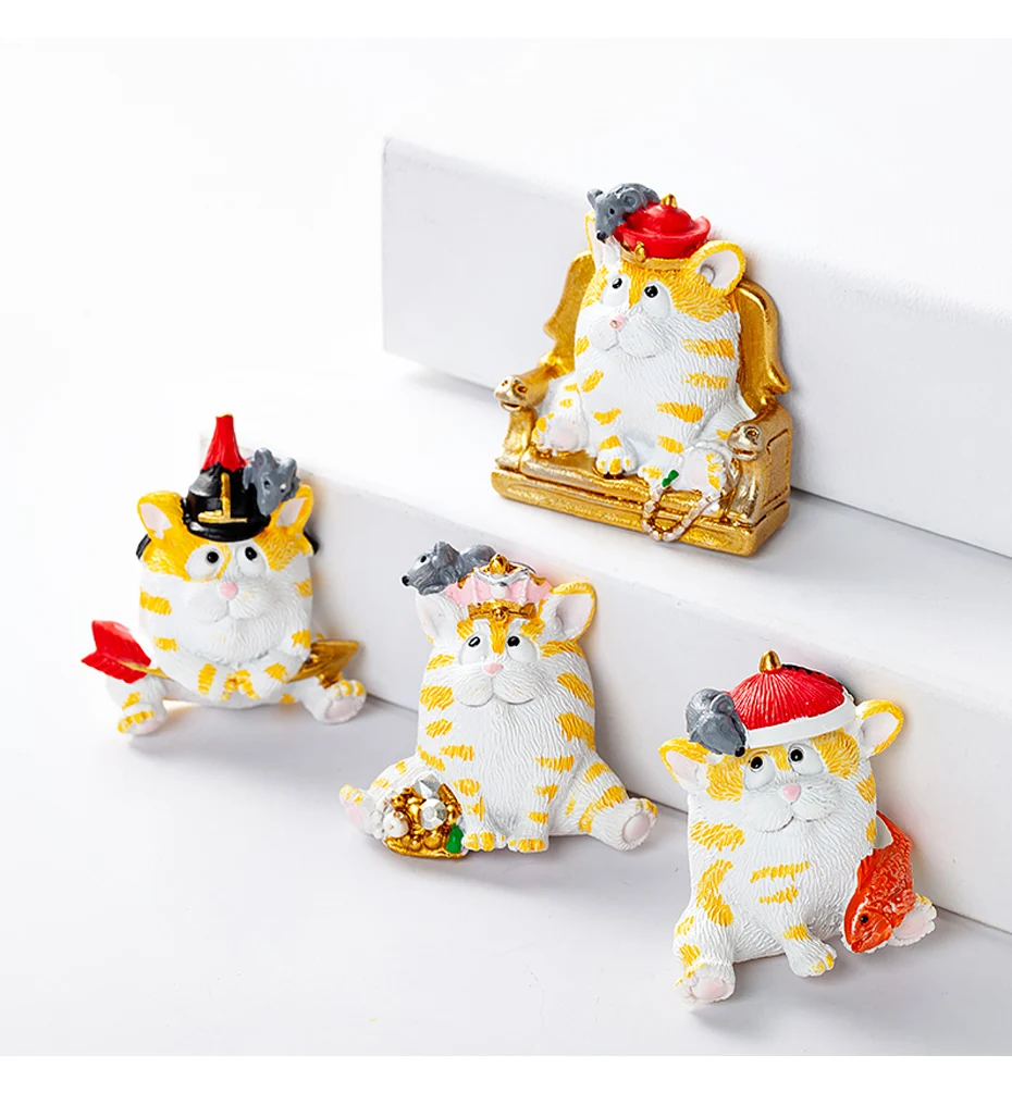 Forbidden City Cat Fridge Magnet 03