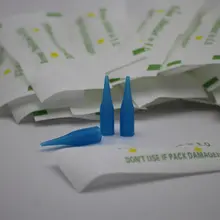 100 шт 1RL стерилизованные иглы одноразовые наконечники для перманентного макияжа иглы колпачки для бровей губ татуировки машины