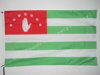 

Georgia Abkhazia Flag 150X90cm (3x5FT) 120g 100D Polyester Double Stitched High Quality Free Shipping