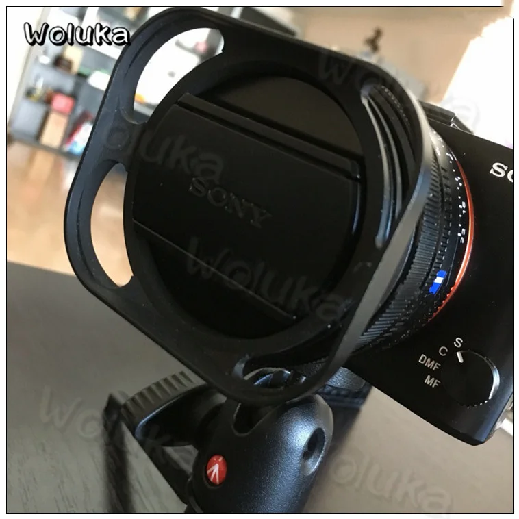 Бленда объектива камеры S RX1/R/RII/R2 бленда E байонетная линза и DV видеокамеры