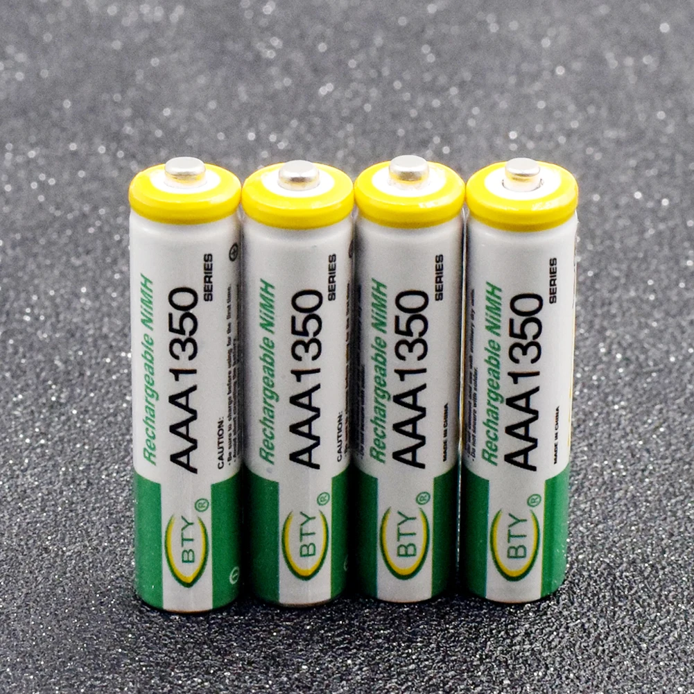 YCDC 1,2 v BTY 1350mAh перезаряжаемая AAA батарея HR03 LR03 ND61R R03 Ni-MH никель-металл-гидридный 3A факелы пульты дистанционного управления батарея