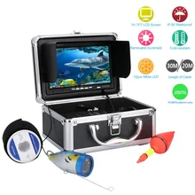 20M/30M Professional 7″ Video Fish Finder 1000TVL Light Controllable Underwater Fishing Camera Ice Lake Under Water Fish Monitor